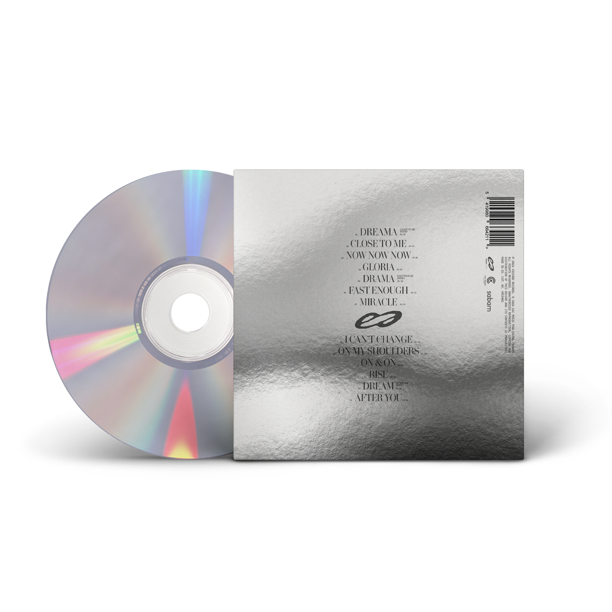 Typh Barrow Dreama CD, silver edition digisleeve